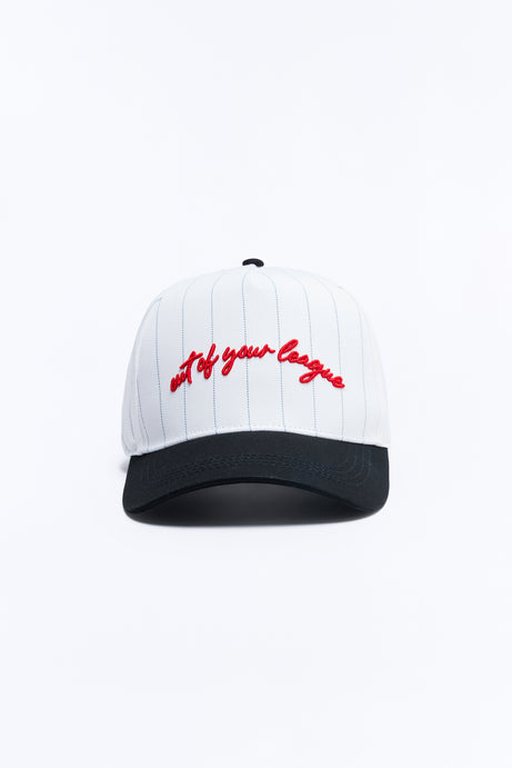 Out Of Your League Baseball Hat - White/combo