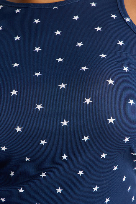 Looking Up At The Stars PJ Pant Set - Navy