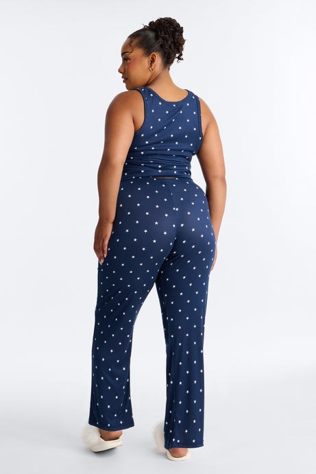 Looking Up At The Stars PJ Pant Set - Navy