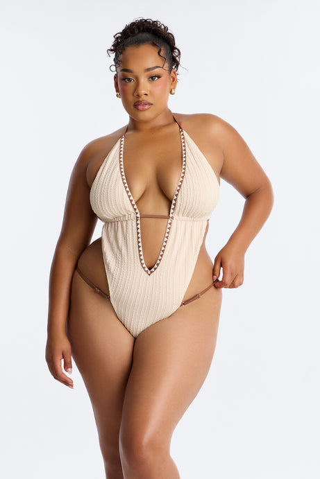 Want U More 1pc Swimsuit - Off White