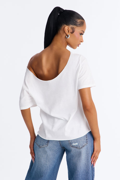 Toy Story Movie Off Shoulder Tee - White