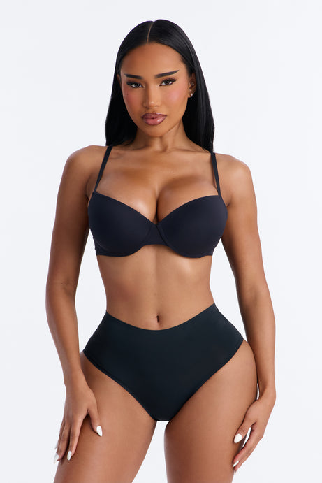 Soft Form Smoothing High Waisted Brief Panty - Black
