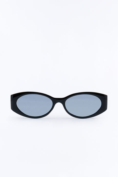 Crescent Moon Glow Sunglasses - Black