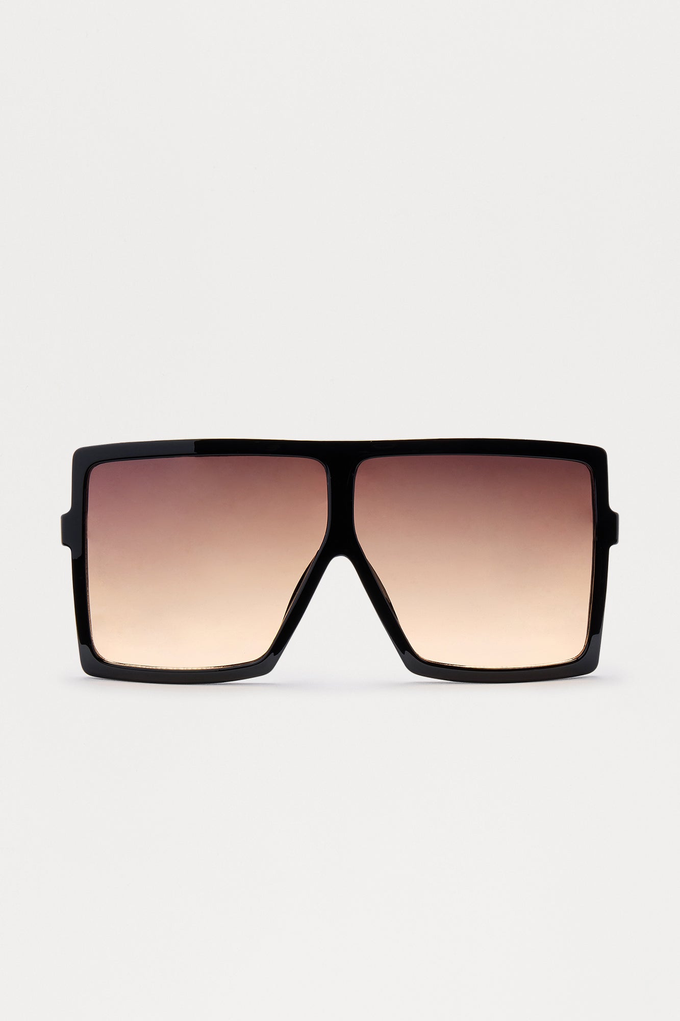 My Daily Block Out Shield Oversized Sunglasses - Black