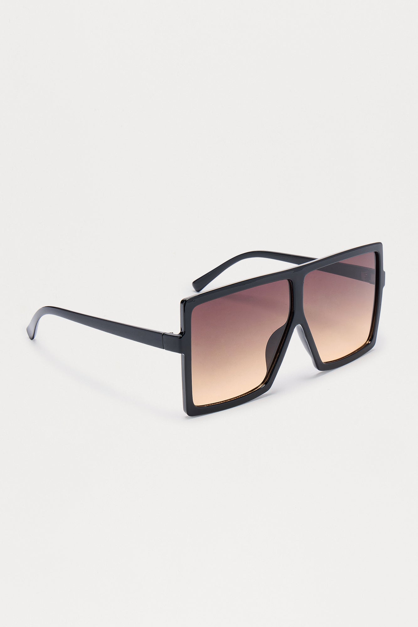 My Daily Block Out Shield Oversized Sunglasses - Black