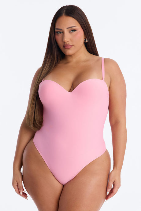 Classic Look Bodysuit - Pink