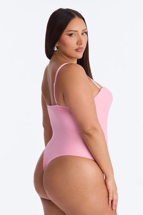 Classic Look Bodysuit - Pink