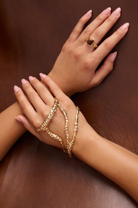 Kia Hand Cuff - Gold