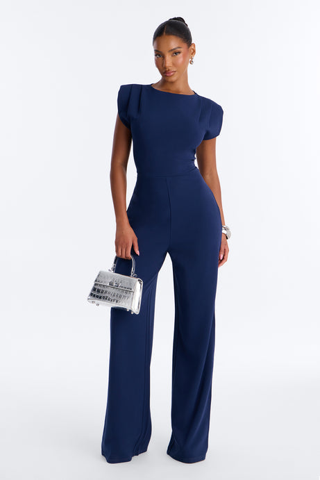 On Point Jumpsuit - Navy