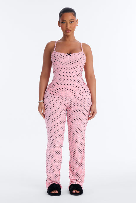 Couldn't Let You Go 2pc PJ Pant Set - Pink/combo