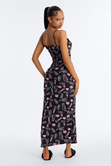 Glamorous Dreams PJ Nightgown - Black