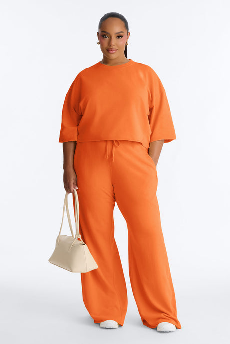 Strollin' Around Pant Set - Orange