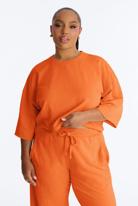 Strollin' Around Pant Set - Orange