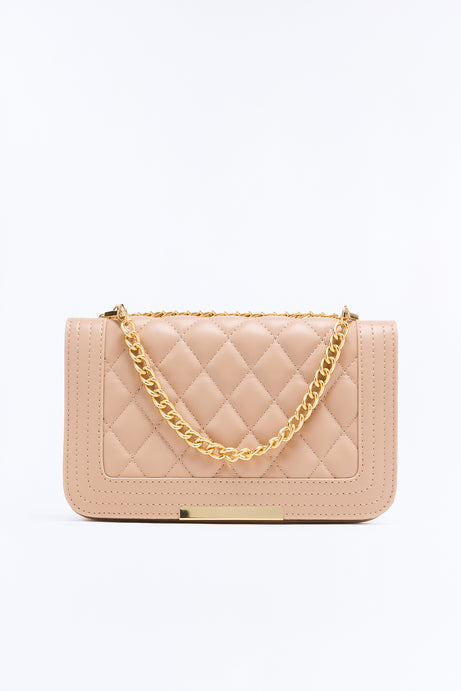Leave The Rest Behind Crossbody Bag - Nude