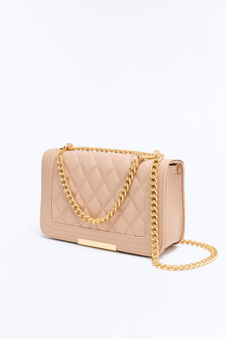 Leave The Rest Behind Crossbody Bag - Nude