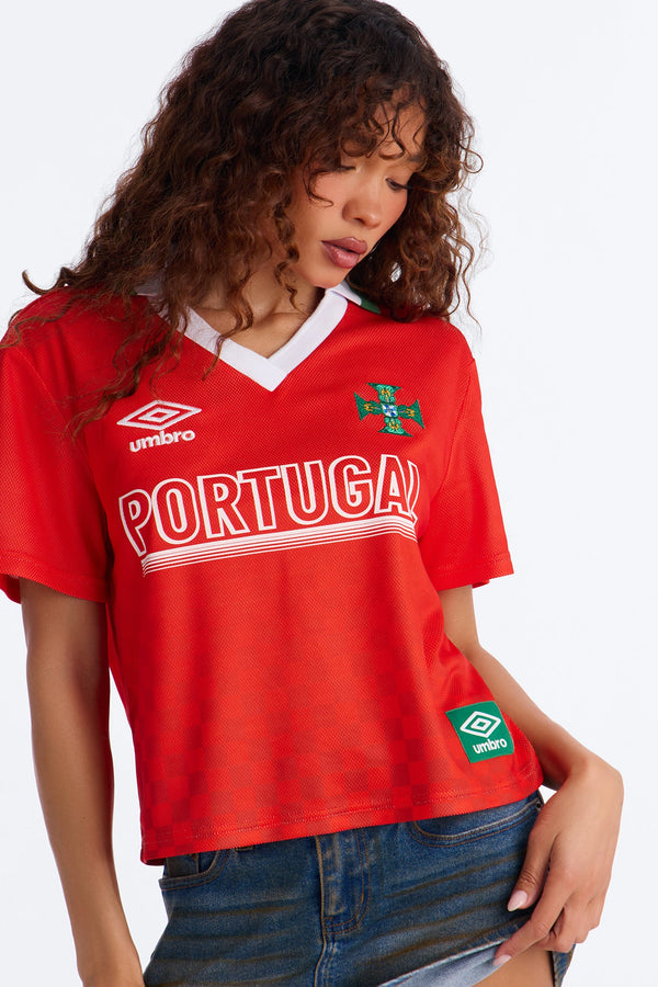 Umbro Portugal Athletic Jersey - Red