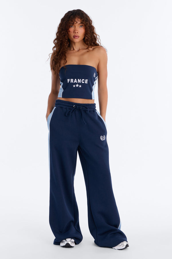 Team France Fleece Pant Set - Navy