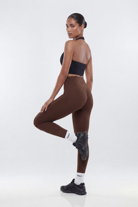 CloudForm™ Tall 31″ Invisible Scrunch Legging - Brown