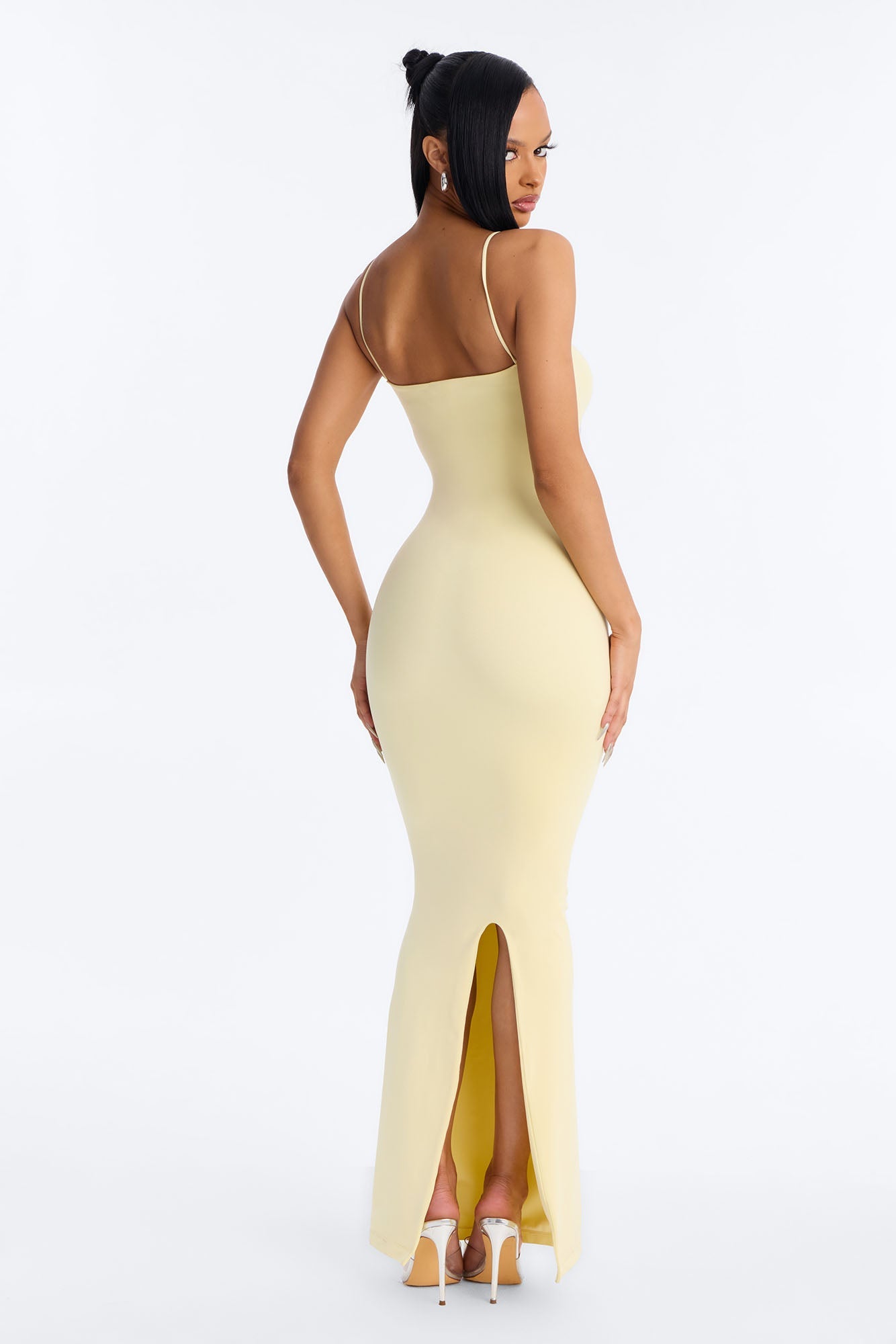 Seamless Smooth Double Lined Maxi Dress - Butter Yellow
