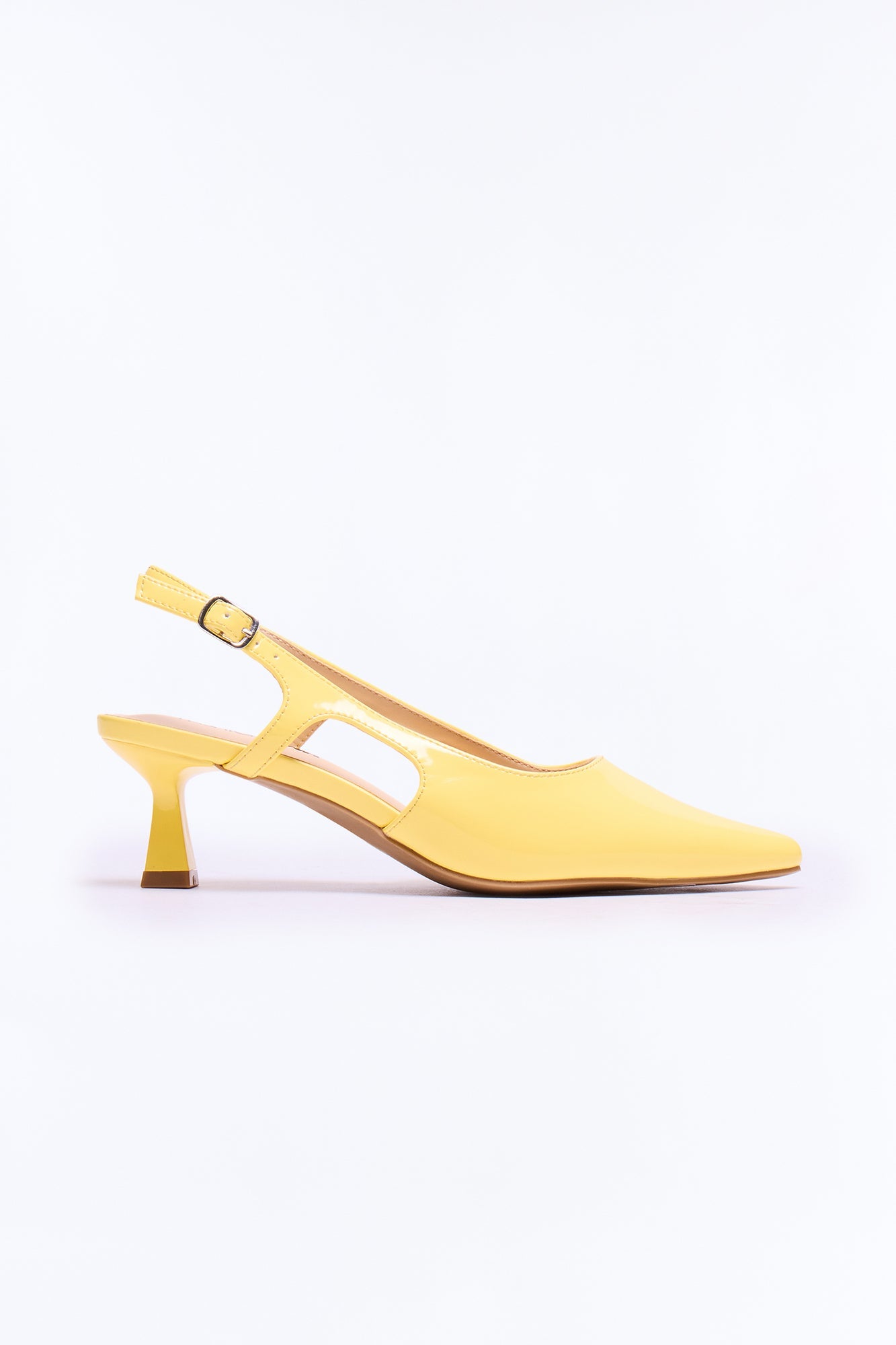 Alena Slingback Pumps - Yellow