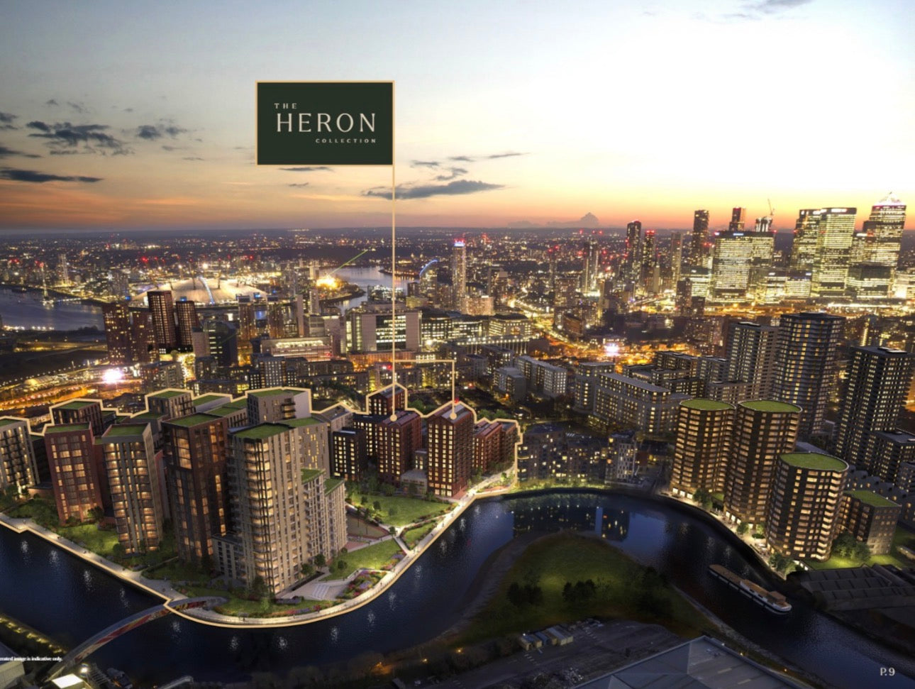 Heron Wharf — New Build 1-2-3 Bedroom Homes — Wellness Amenities — Zone 2 and 3 Canary Wharf London