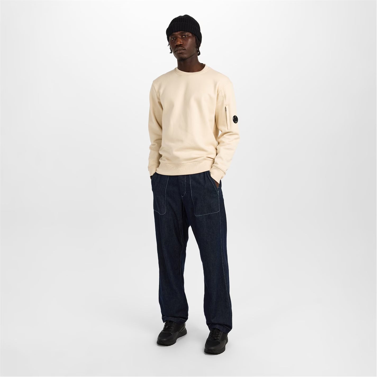 CP COMPANY Men's Lens Crew-neck Sweatshirt