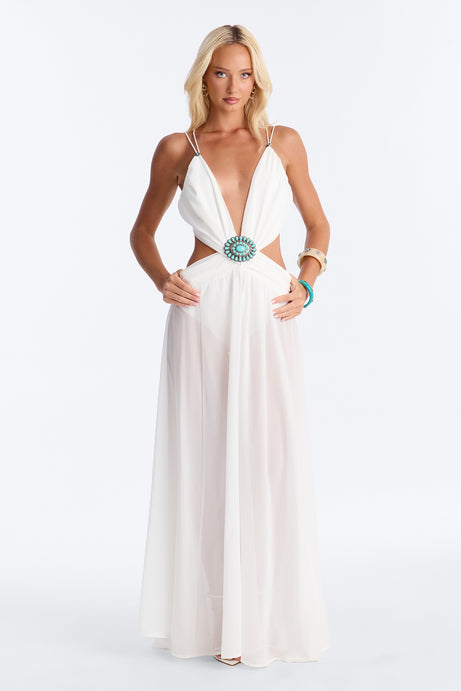 Selene Chiffon Maxi Dress