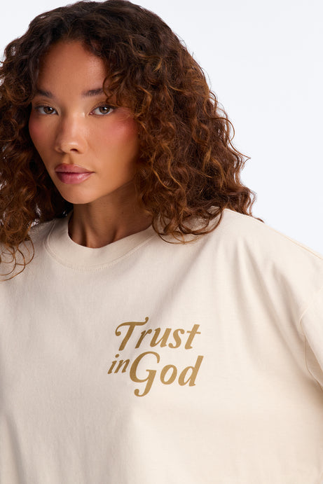 Trust In God Tee - Off White