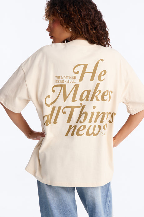 Trust In God Tee - Off White