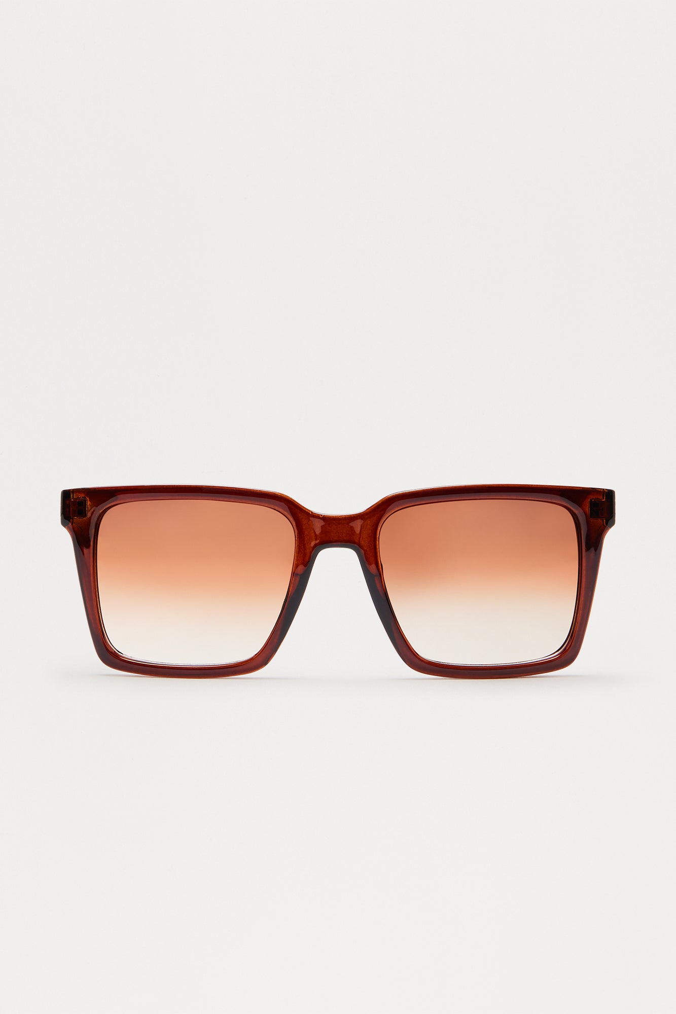 Shades On Square Sunglasses - Brown