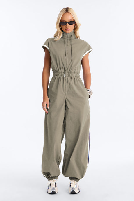 Out The Door Windbreaker Jogger Pant Jumpsuit
