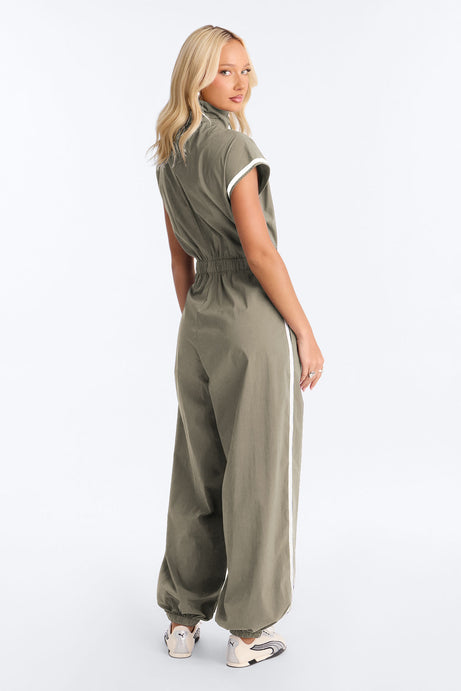Out The Door Windbreaker Jogger Pant Jumpsuit