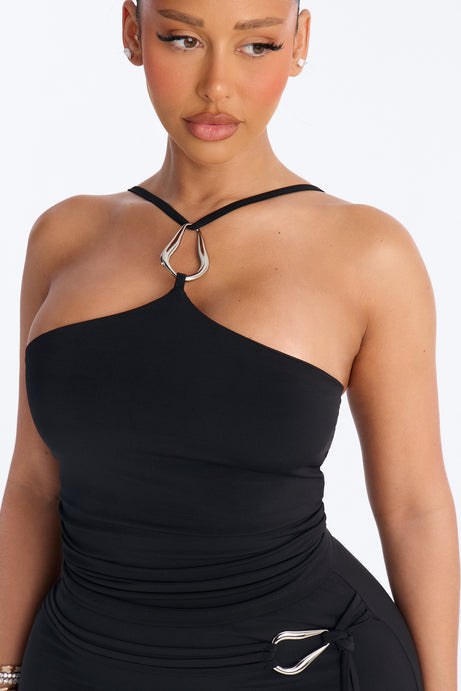 Teresa Maxi Skirt Set - Black