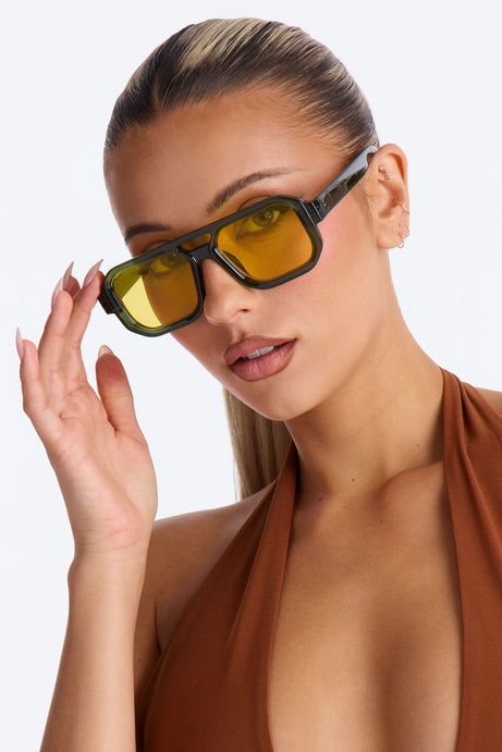 More To Come Sunglasses - Green/combo