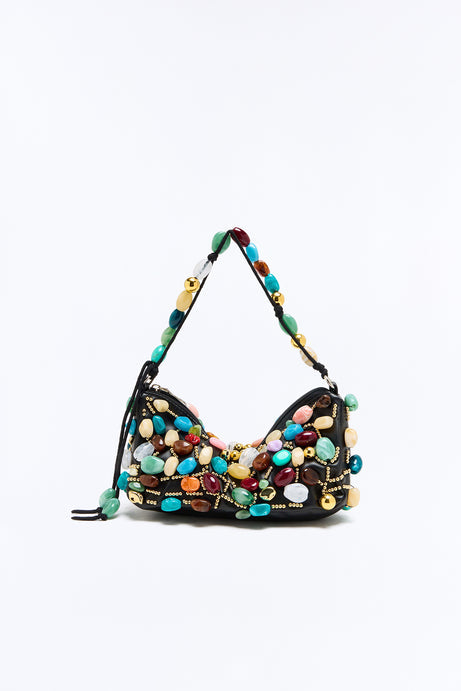 Precious Stones Shoulder Bag - Multi Color
