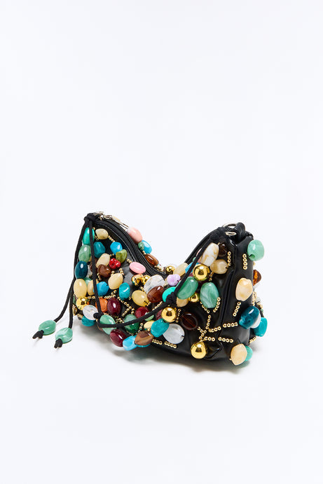 Precious Stones Shoulder Bag - Multi Color