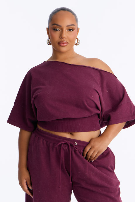 Jessica Washed Barrel Leg Pant Set