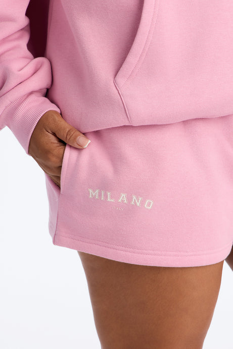 Milano Fleece Zip Up Short Set