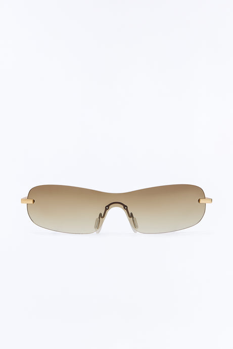 Baddie In Da Club Sunglasses - Brown