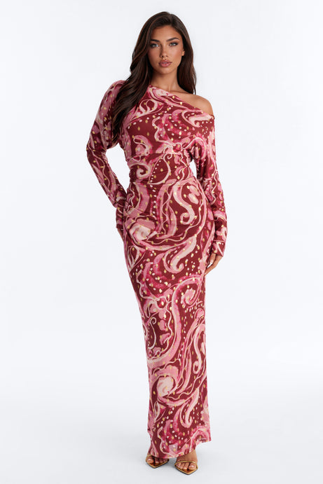 Mila Off Shoulder Maxi Dress