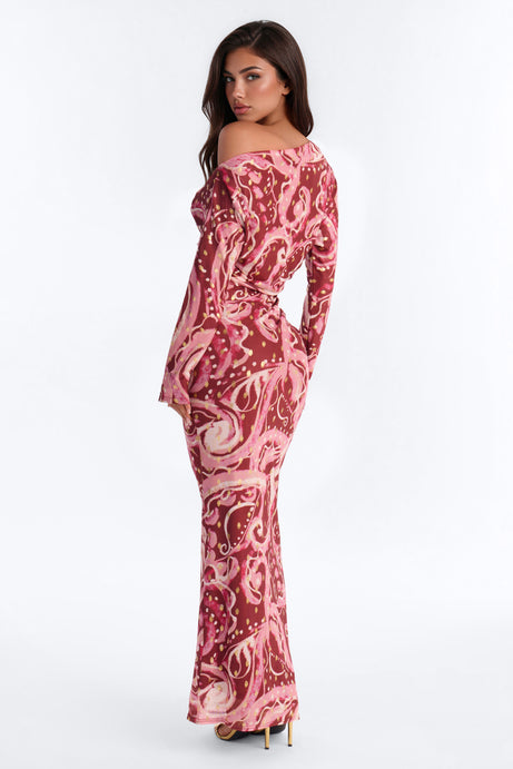 Mila Off Shoulder Maxi Dress