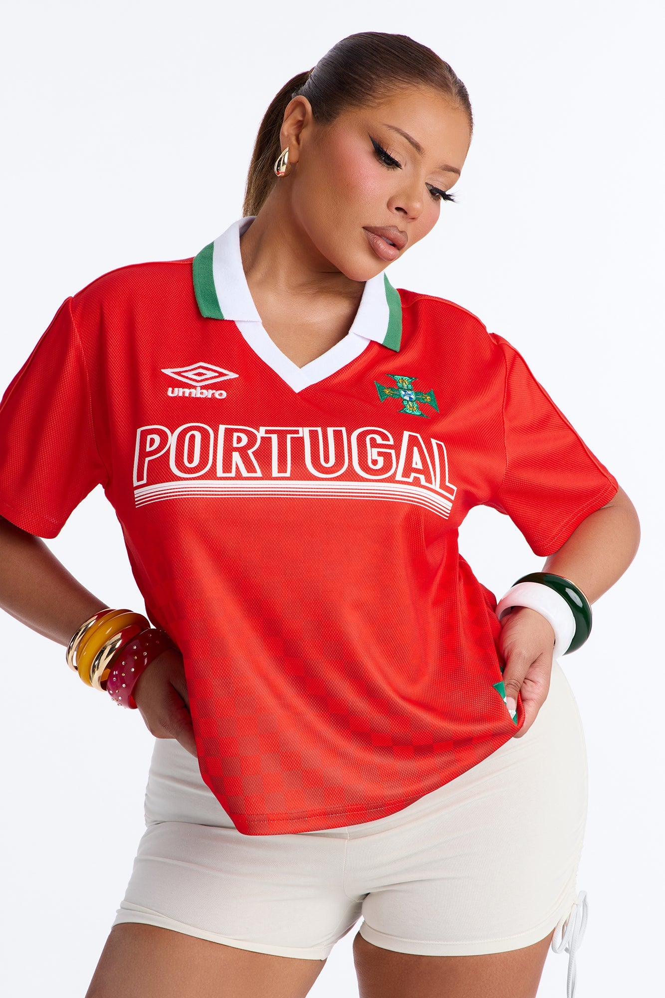 Umbro Portugal Athletic Jersey - Red