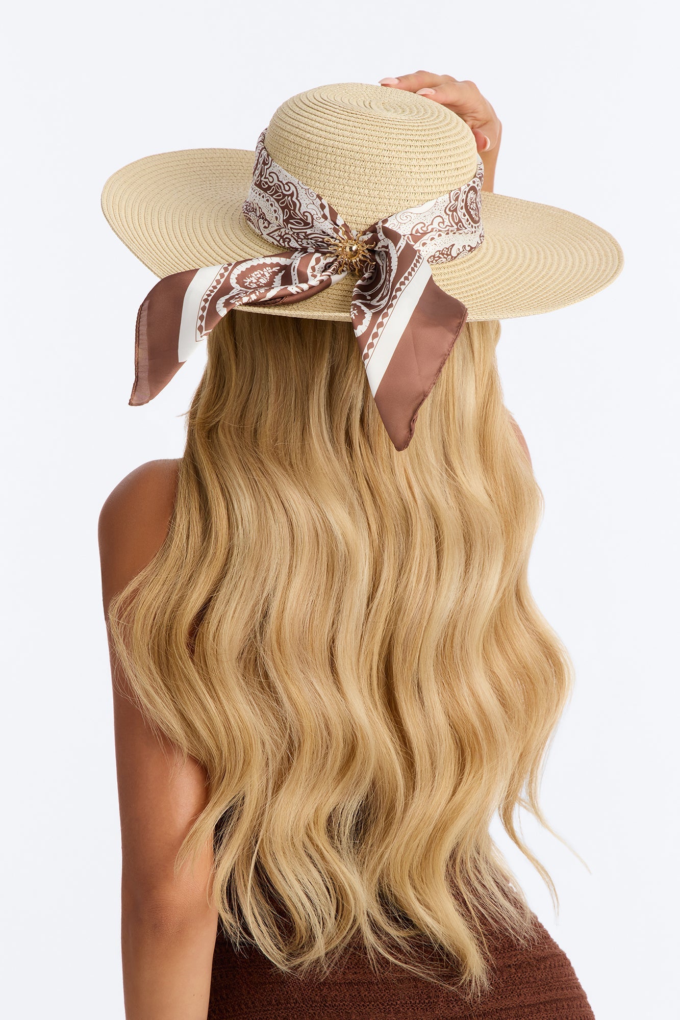 Under The Desert Sun Straw Sun Hat - Tan