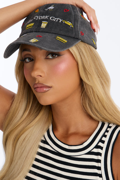 Destination NY Baseball Hat - Black/combo