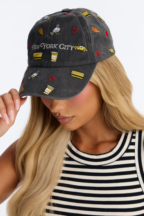 Destination NY Baseball Hat - Black/combo