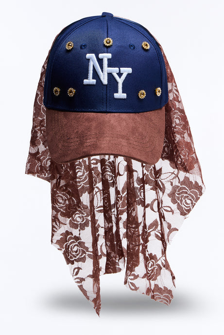 NY Street Star Baseball Hat - Navy/combo