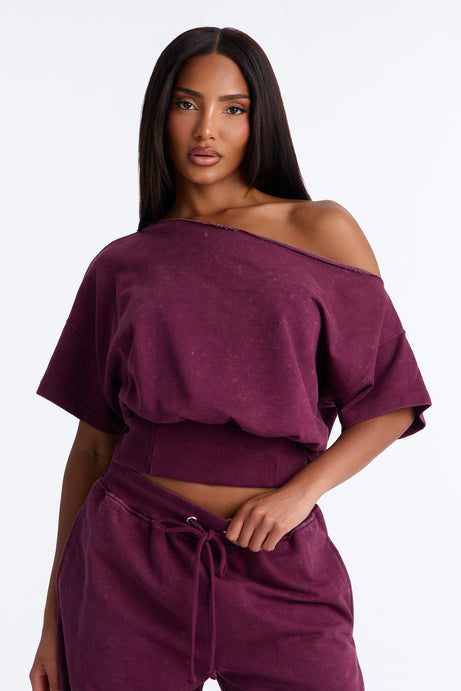 Jessica Washed Barrel Leg Pant Set