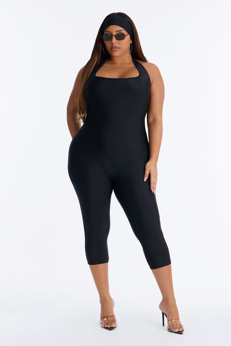 Lia Two Piece Capri Pant Jumpsuit