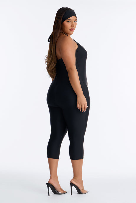 Lia Two Piece Capri Pant Jumpsuit