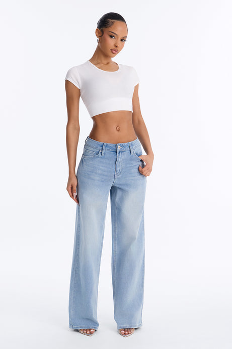 Give It All Stretch Jeans - Light Wash